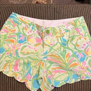 Colorful Floral Women's Shorts Lily Buttercup